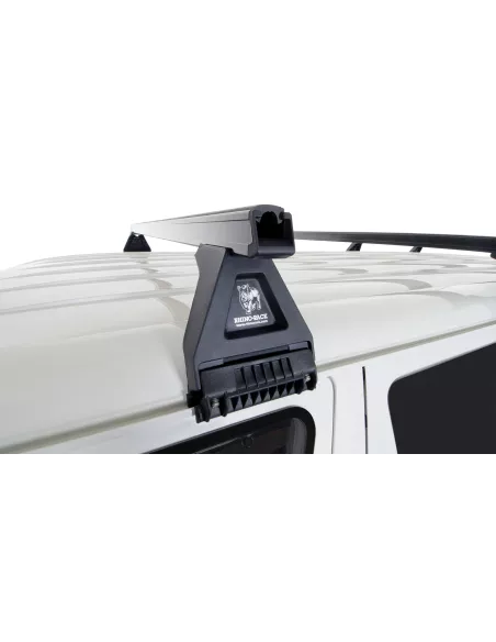 Kit 4 barres de toit noire Heavy Duty 1500mm avec pieds RL150 Toyota