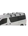 Kit 4 barres de toit noire Heavy Duty 1500mm avec pieds RL150 Toyota