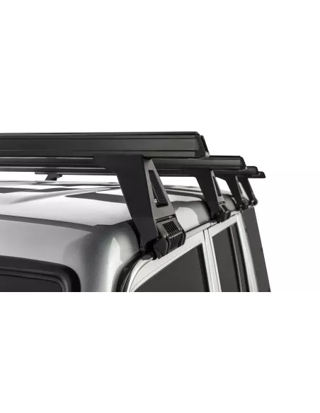Kit 4 barres de toit noire Heavy Duty 1500mm avec pieds RL150 Toyota