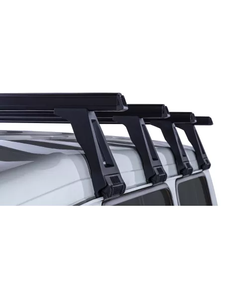 Kit 4 barres de toit noire Heavy Duty 1500mm avec pieds RL210 Toyota