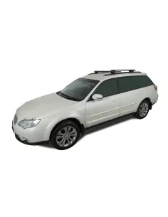 Kit 2 Black Dach Bars Wirbel 1065mm mit SX Subaru Outback Füßen 2