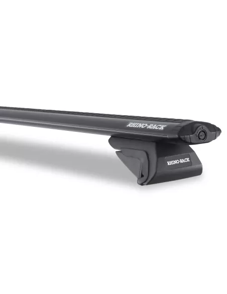 Kit 2 barres de toit noire Vortex 1065mm avec pieds SX Nissan Navara