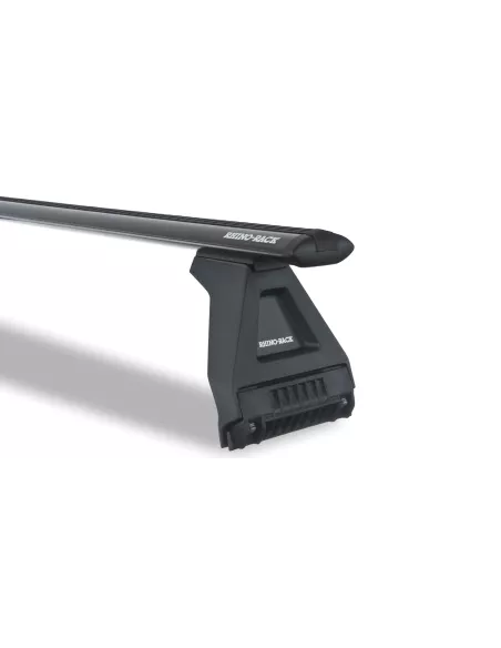 Kit 2 barres de toit noire Vortex 1370mm avec pieds RL150 RHINO RACK