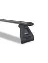 Kit 2 barres de toit noire Vortex 1370mm avec pieds RL150 RHINO RACK