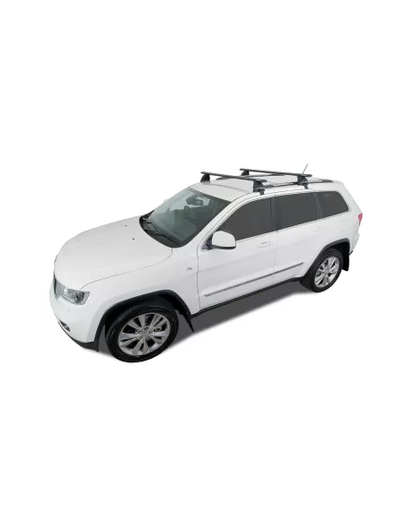 Kit 2 barres de toit noire Vortex 1370mm série 2500 Jeep Grand