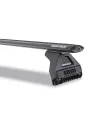 Kit 3 barres de toit noire Vortex 1370mm avec pieds RL150 RHINO RACK