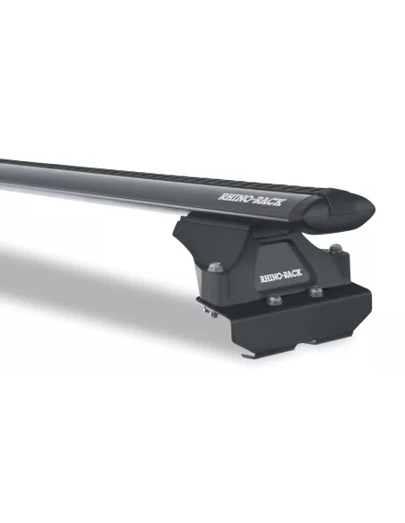Kit 2 barres de toit noire 1800mm Vortex avec pieds RLTP Fiat Ducato
