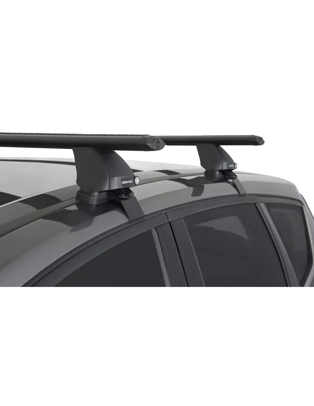 Kit 2 barres de toit noire Vortex 1370mm2500 RHINO RACK - accessoire