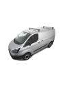 Kit 2 barres de toit noire Heavy Duty avec pieds RLTP Ford Transit
