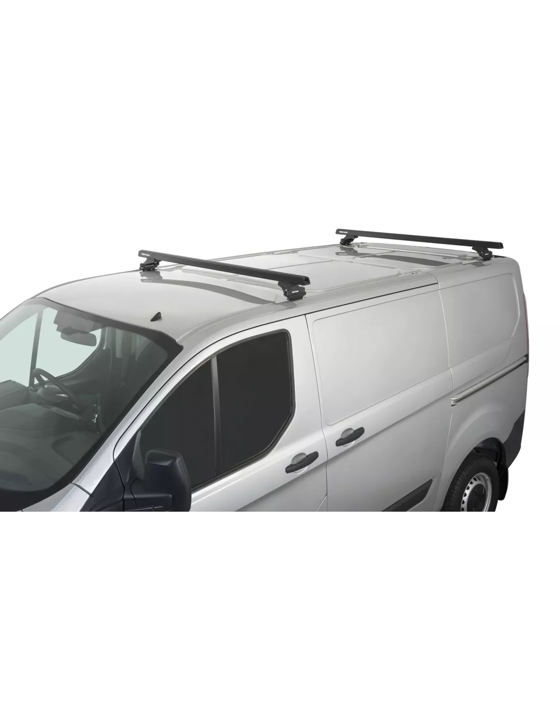 Kit 2 Zwart Dakbars Zware Duty met Feet Rltp Ford Transit