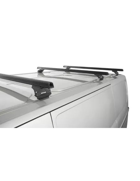 Kit 3 barres de toit noire Heavy Duty avec pieds RLTP Ford Transit