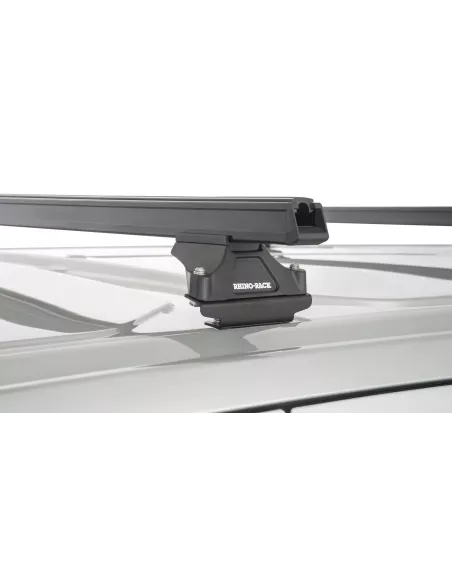 Kit 3 barres de toit noire Heavy Duty avec pieds RLTP Ford Transit