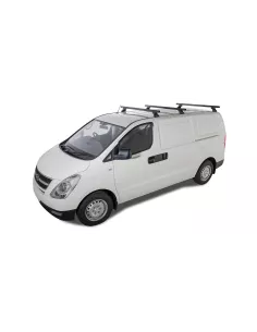 Kit 3 Zwart Dakbars Zwaar Duty 1500mm met RLTF Hyundai Voeten