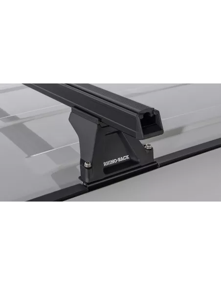 Kit 3 barres de toit noire Heavy Duty 1500mm avec pieds RLTF Hyundai