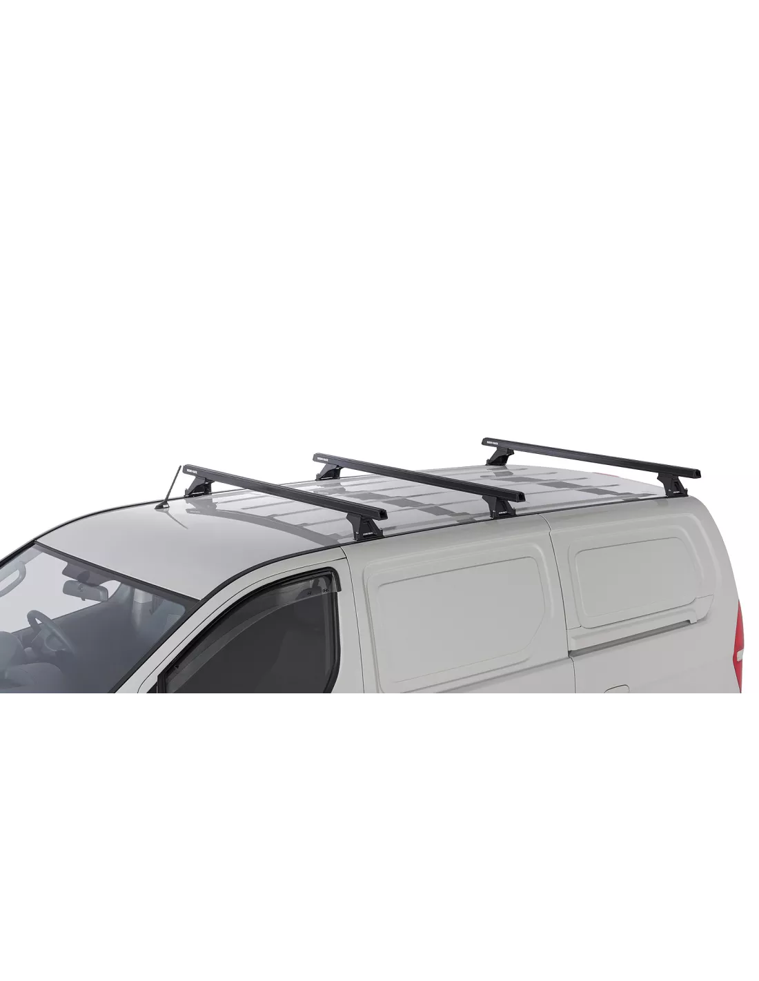 Kit 3 barres de toit noire Heavy Duty 1500mm avec pieds RLTF Hyundai
