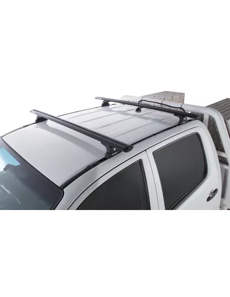 Kit 2 barres de toit noire Vortex 1370mmRLT600 Trackmount Toyota