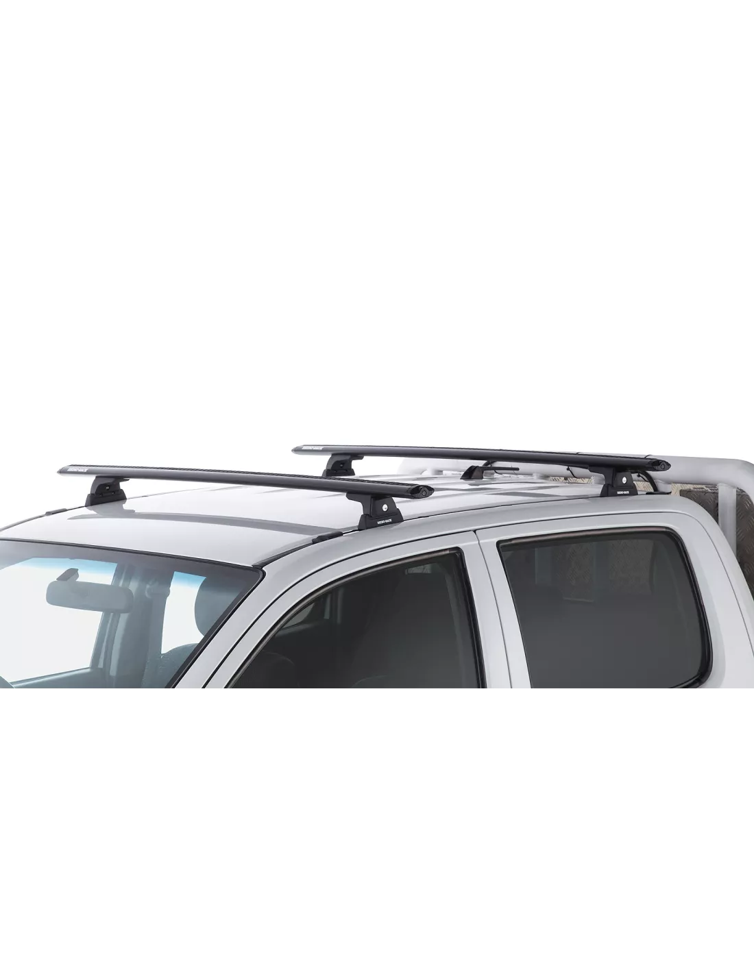 Kit 2 barres de toit noire Vortex 1370mmRLT600 Trackmount Toyota