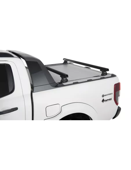 Kit 2 barres de toit noire Heavy Duty 1500mm avec pieds RLT600 Ford