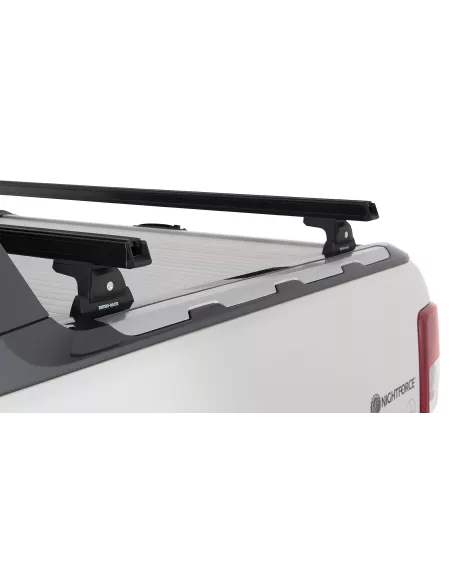 Kit 2 barres de toit noire Heavy Duty 1500mm avec pieds RLT600 Ford