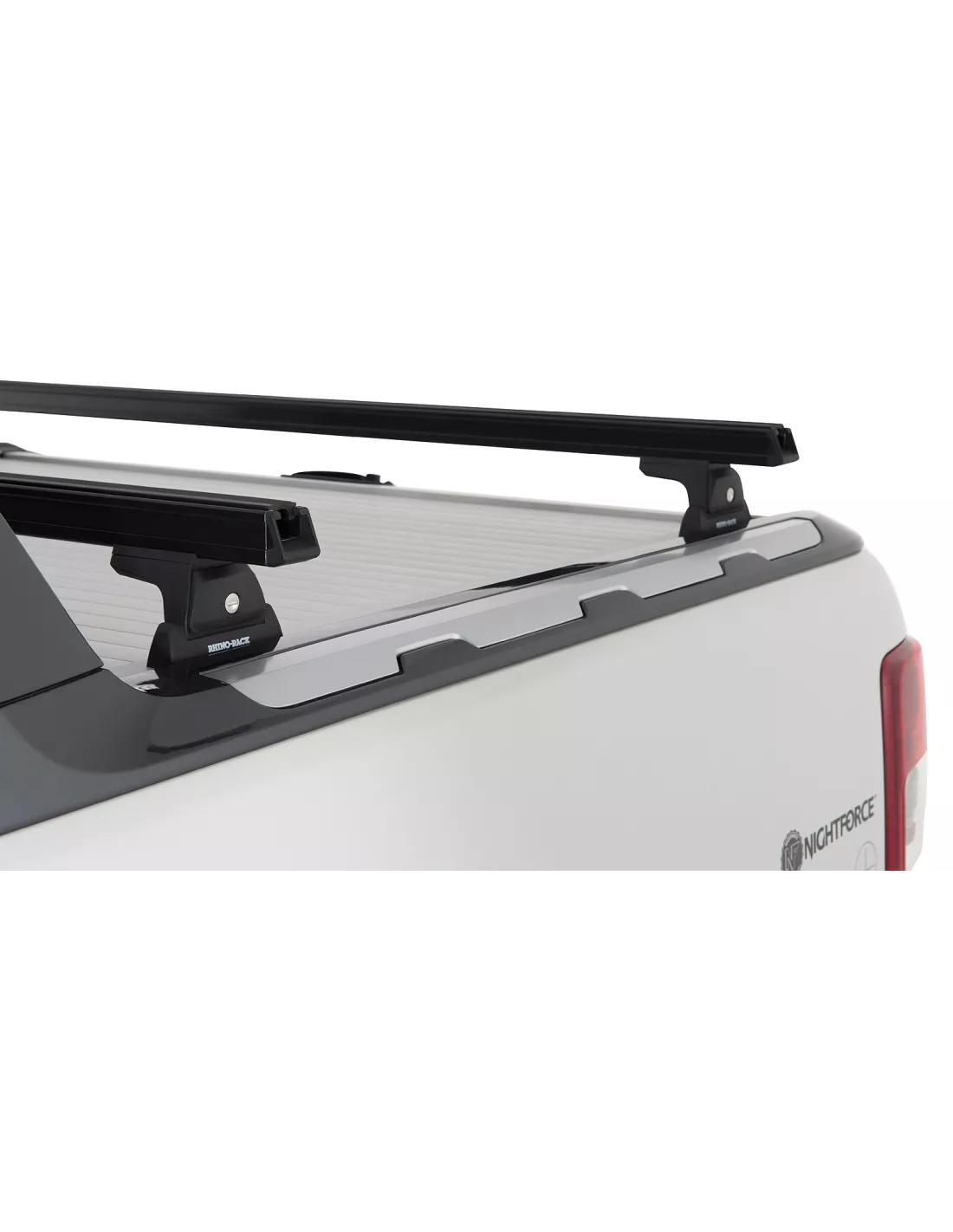 Kit 2 barres de toit noire Heavy Duty 1500mm avec pieds RLT600 Ford