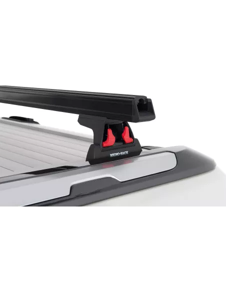 Kit 2 barres de toit noire Heavy Duty 1500mm avec pieds RLT600 Ford