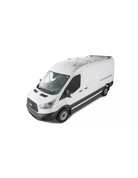 Kit 1 barre de toit noire 1800mm Vortex avec pieds RLTP Ford Transit