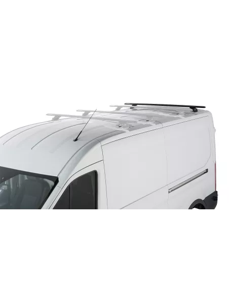 Kit 1 barre de toit noire 1800mm Vortex avec pieds RLTP Ford Transit