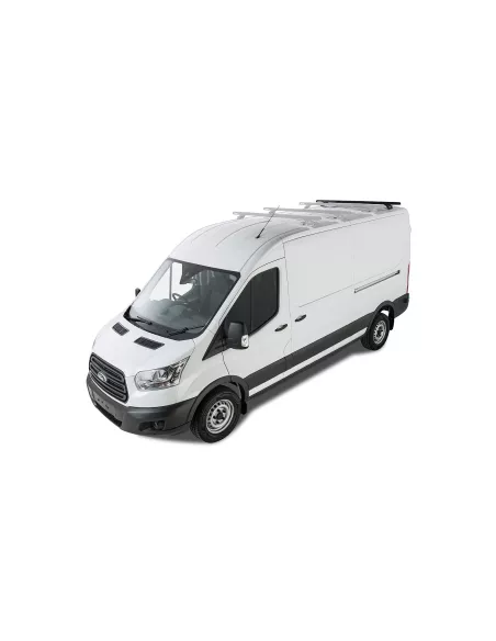 Kit 1 barre de toit noire Heavy Duty 1500mm avec pieds RLTP Ford