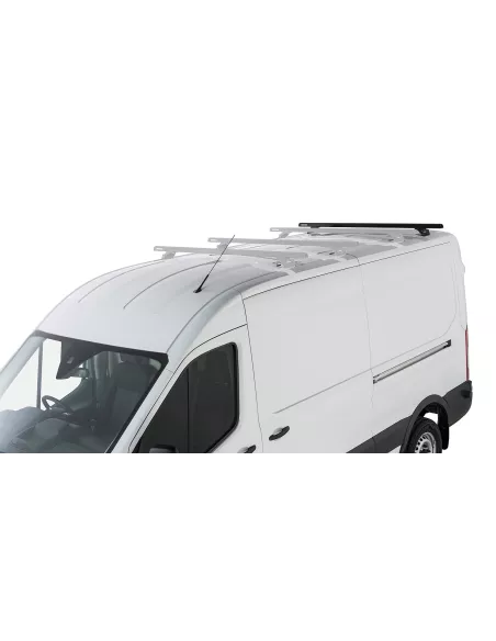 Kit 1 barre de toit noire Heavy Duty 1500mm avec pieds RLTP Ford