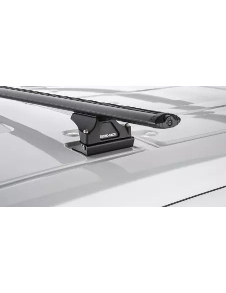 Kit 2 barres de toit noire 1800mm Vortex avec pieds RLTP Ford Transit