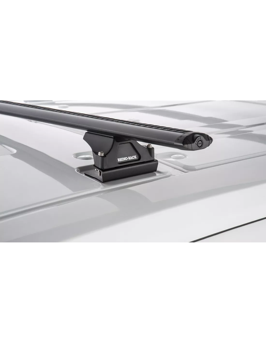 Kit 2 barres de toit noire 1800mm Vortex avec pieds RLTP Ford Transit