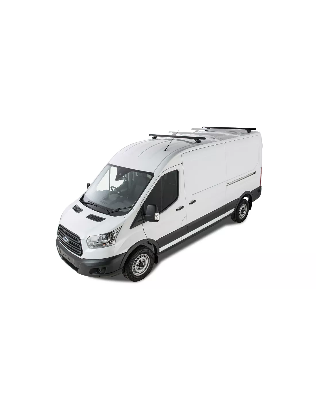 Kit 2 Zwart Dakbars Zwaar Duty 1800mm met Feet RLTP FORD