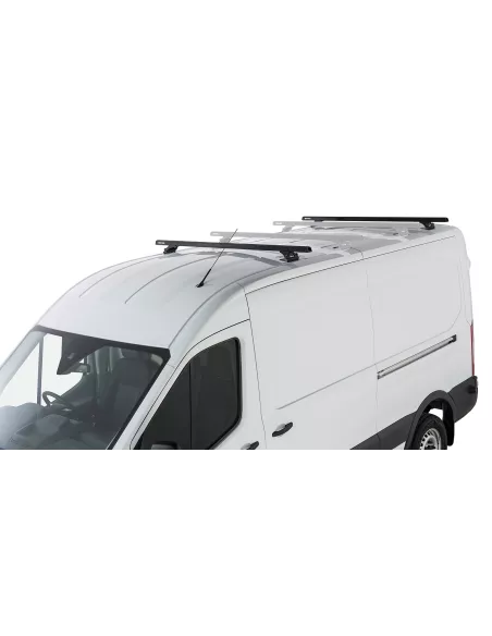 Kit 2 barres de toit noire Heavy Duty 1800mm avec pieds RLTP Ford