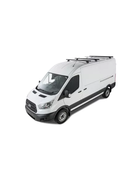 Kit 3 barres de toit noire Heavy Duty 1800mm avec pieds RLTP Ford