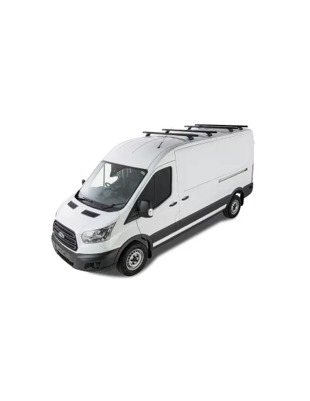 Kit 4 barres de toit noire Heavy Duty 1800mm avce pieds RLTP Ford