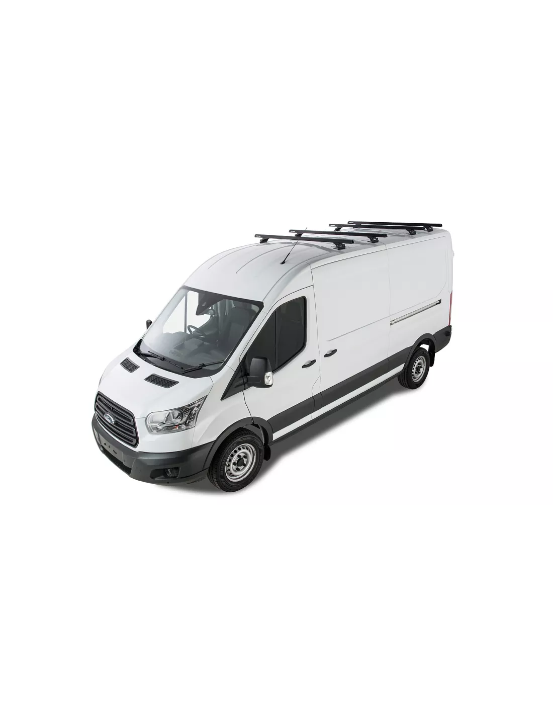 Kit 4 Zwart Dakbars Zwaar Duty 1800mm Pardce Feet RLTP FORD