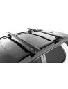 Kit 2 Black Dach Bars Wirbel 1370mm mit SX Füßen RHINO RACK -