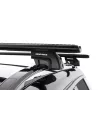 Kit 2 barres de toit noire Vortex 1370mm avec pieds SX RHINO RACK -