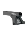 Kit 1 barre de toit noire 1650mm Heavy Duty avec pieds RLTF RHINO