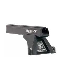Kit 4 barres de toit noire 1650mm Heavy Duty avec pieds RLTF RHINO