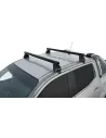 Kit 2 barres de toit Heavy Duty noire 1250mm série 2500 Nissan Navara
