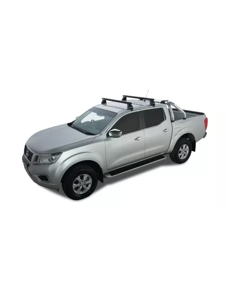 Kit 2 barres de toit Heavy Duty noire 1250mm série 2500 Nissan Navara