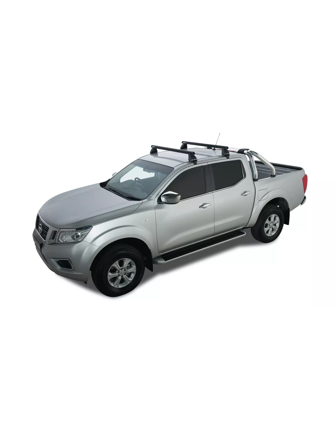 Kit 2 barres de toit Heavy Duty noire 1250mm série 2500 Nissan Navara