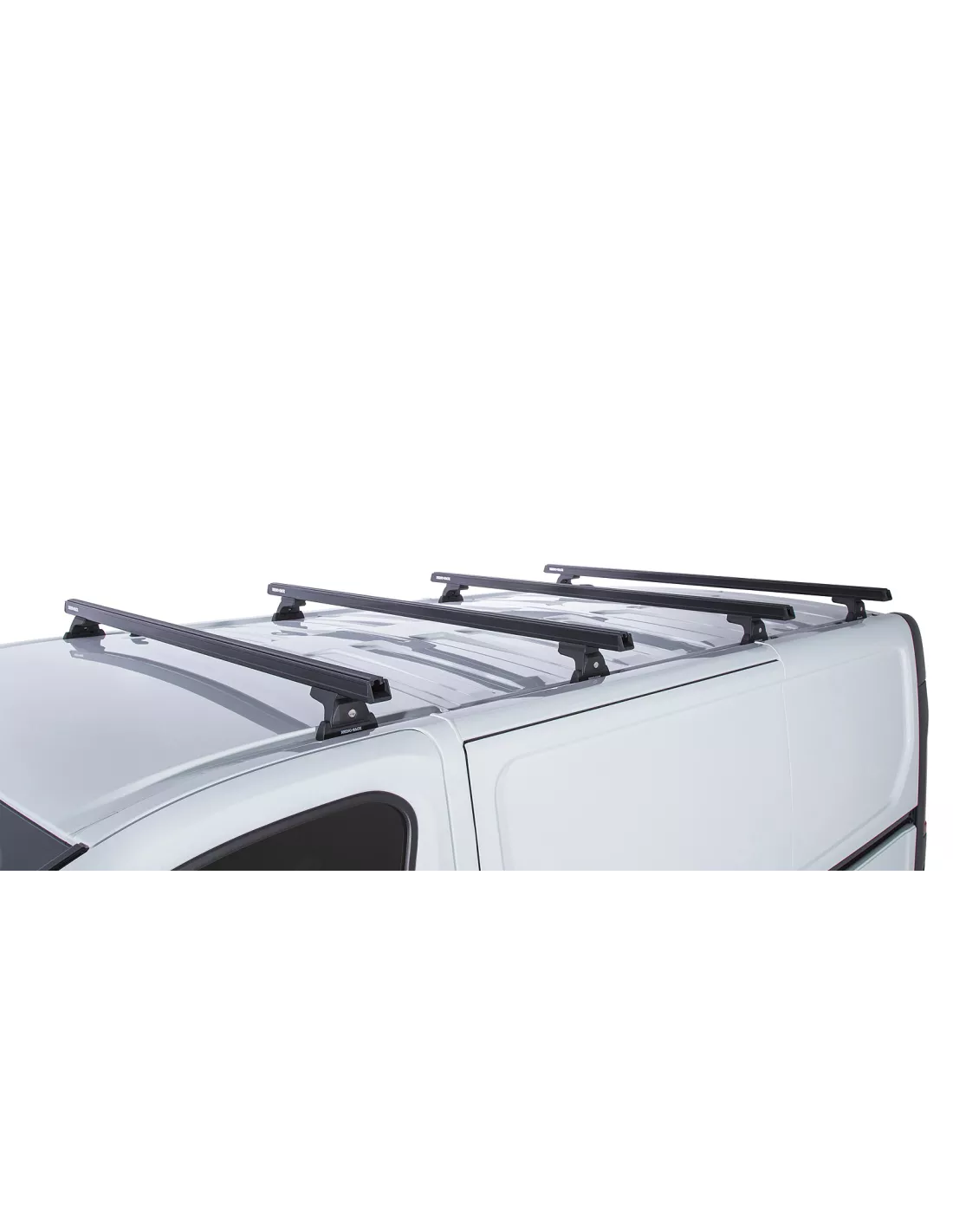 Kit 4 Black Dach Bars 1650mm Heavy Duty mit RLT600 Fuß