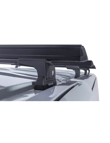 Kit 4 barres de toit noire 1650mm Heavy Duty avec pieds RLT600