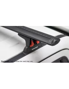 Kit 3 barres de toit noire Heavy Duty 1500mm RLT600 Ditch Mount Dodge 2