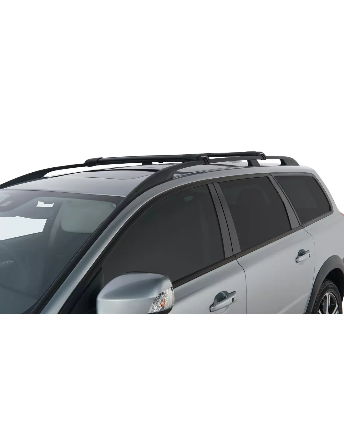 Kit 2 Zwart Dakbars 845 / 905mm Vortex-installatie Stealthbar RHINO