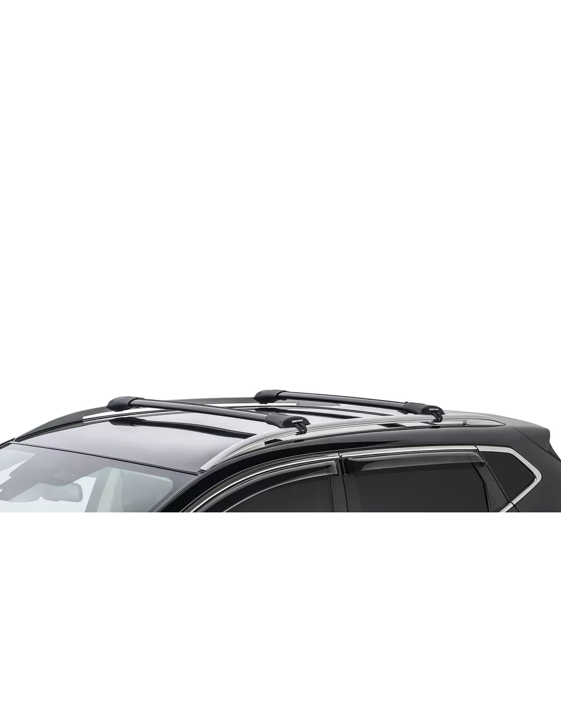 Kit 2 barres de toit noire 845/905mm Vortex montage StealthBar RHINO