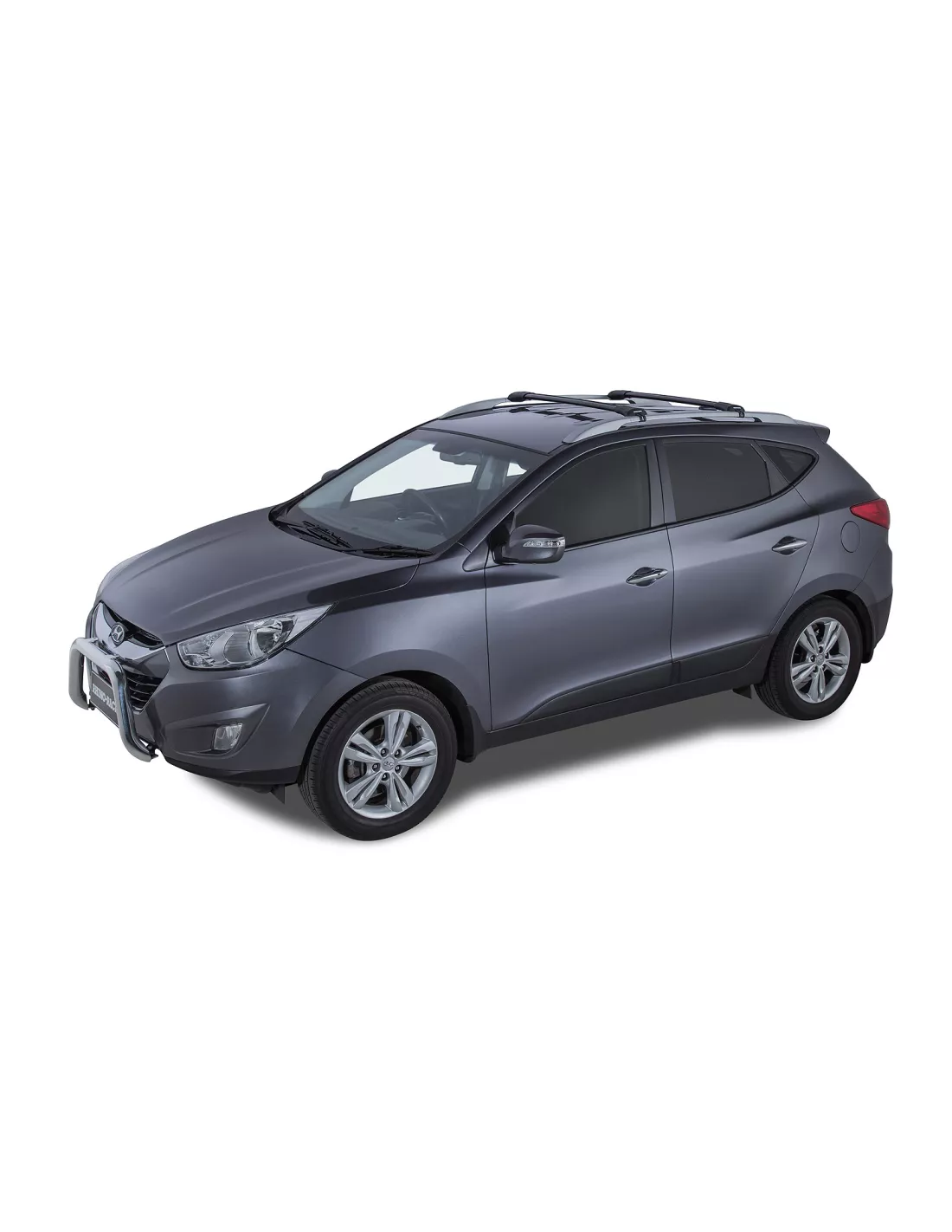 Kit 2 Black Dach Bars Vortex 845mm Installation stealthbar RHINO RACK