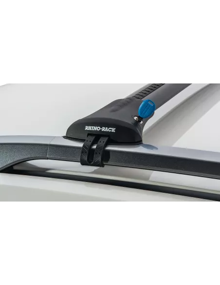 Kit 2 barres de toit noire Vortex 845mm montage StealthBar RHINO RACK